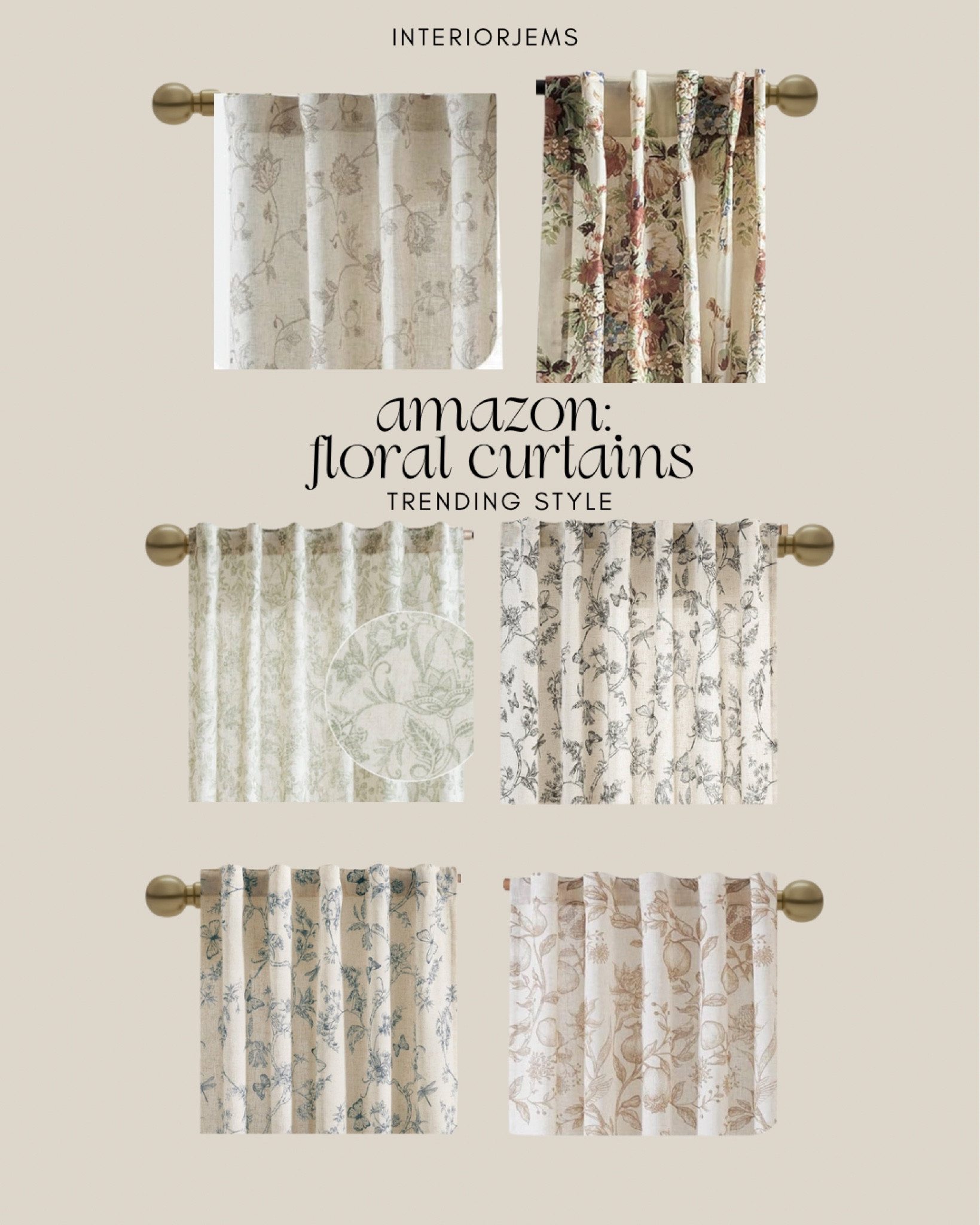 Love this trend right now especially with spring coming around the corner would be super cute. Any girls bedroom or even your living room? I’m a floral curtains from Amazon, floral, linen curtains, blackout, curtain, curtains, room darkening curtains.

#LTKHome #LTKStyleTip #LTKSaleAlert