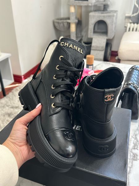 Chanel combat boots 

#LTKfindsunder50 #LTKsalealert #LTKGiftGuide