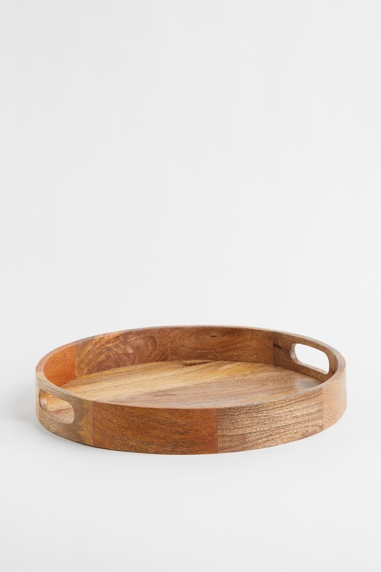 Wooden Tray - Light brown - Home All | H&M US | H&M (US + CA)