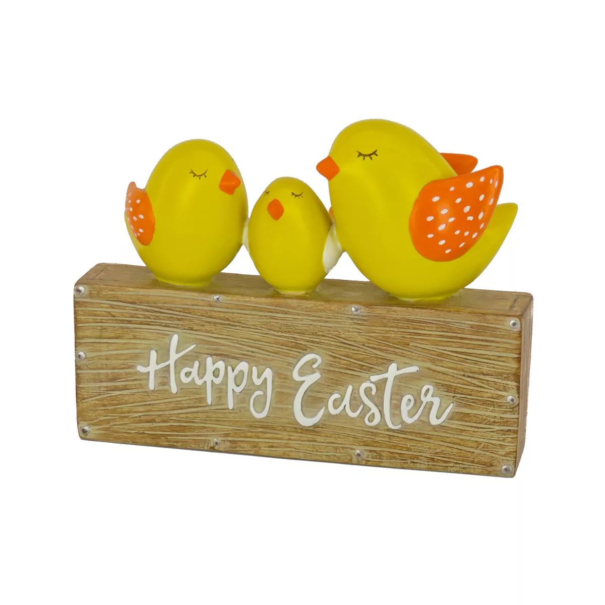 National Tree Company 6" Happy Easter Table Decoration, Decorated with 3 Chicks, Easter Collectio... | Target