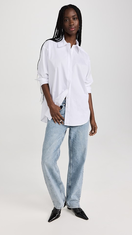 Good American Button Down 2.0 Shirt | SHOPBOP | Shopbop