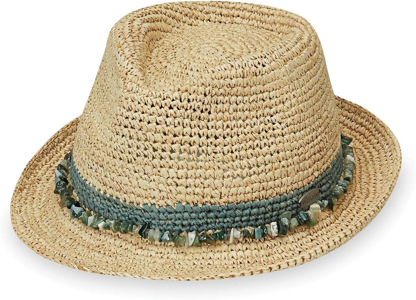 Wallaroo Hat Company – Women’s Tahiti Trilby Fedora – Natural Fiber, Short Brim with Adjust... | Amazon (US)