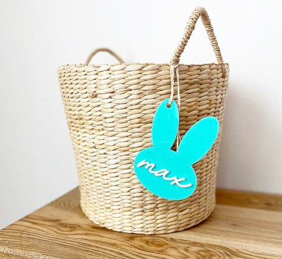 Custom Acrylic Bunny Tag | Etsy (US)