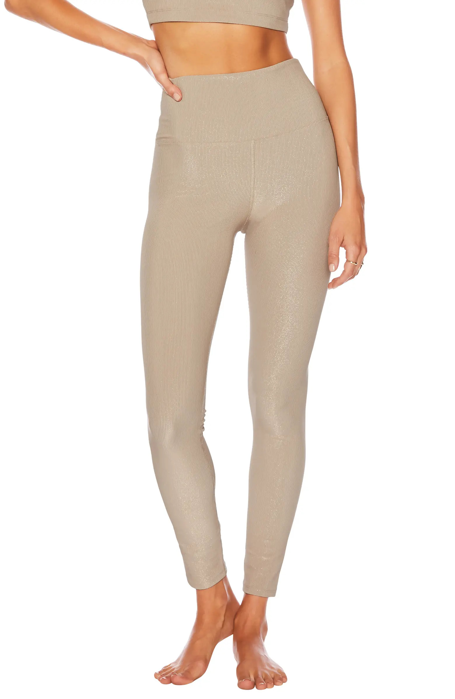 Beach Riot Ayla Glitter High Waist Leggings | Nordstrom | Nordstrom