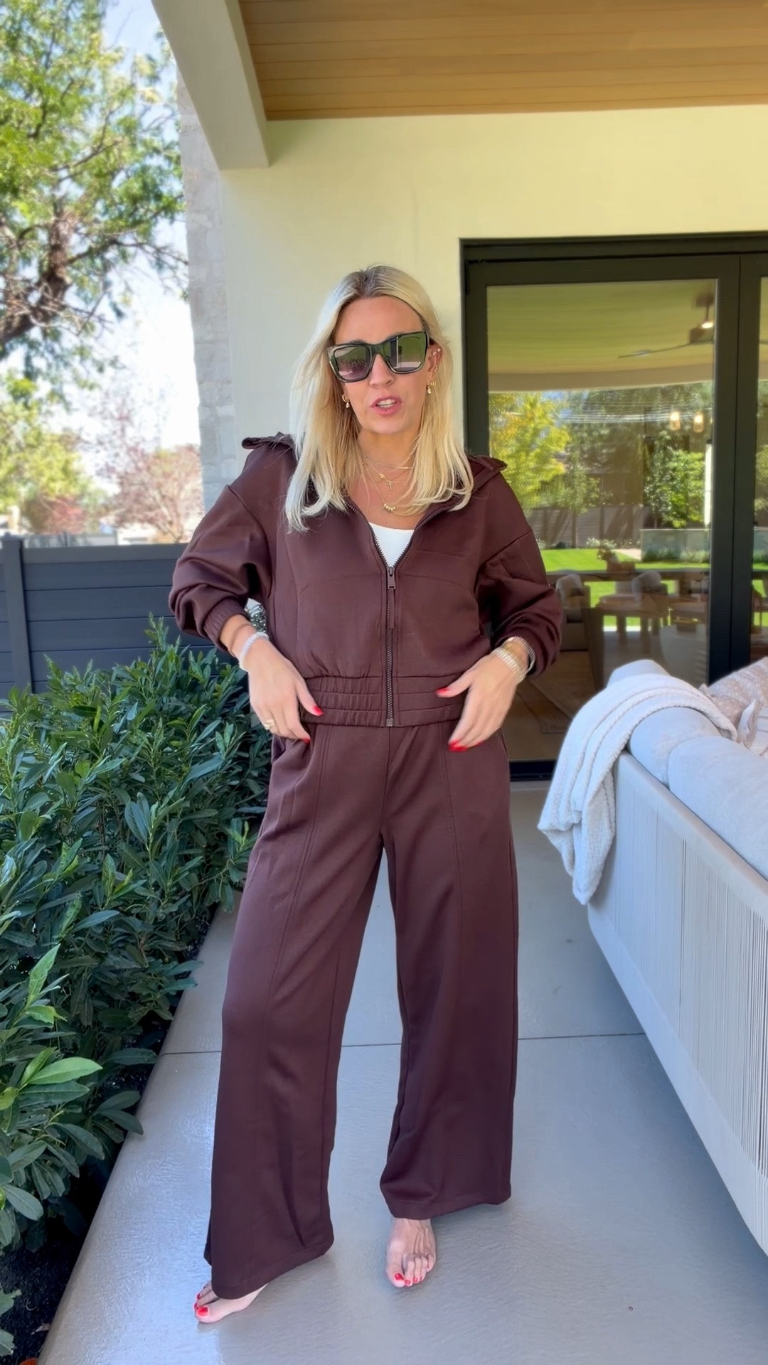 That scuba fabric we all love now comes in this brown set! Top $23 Pants $19

#LTKgrwm #LTKootd #LTKmomlife