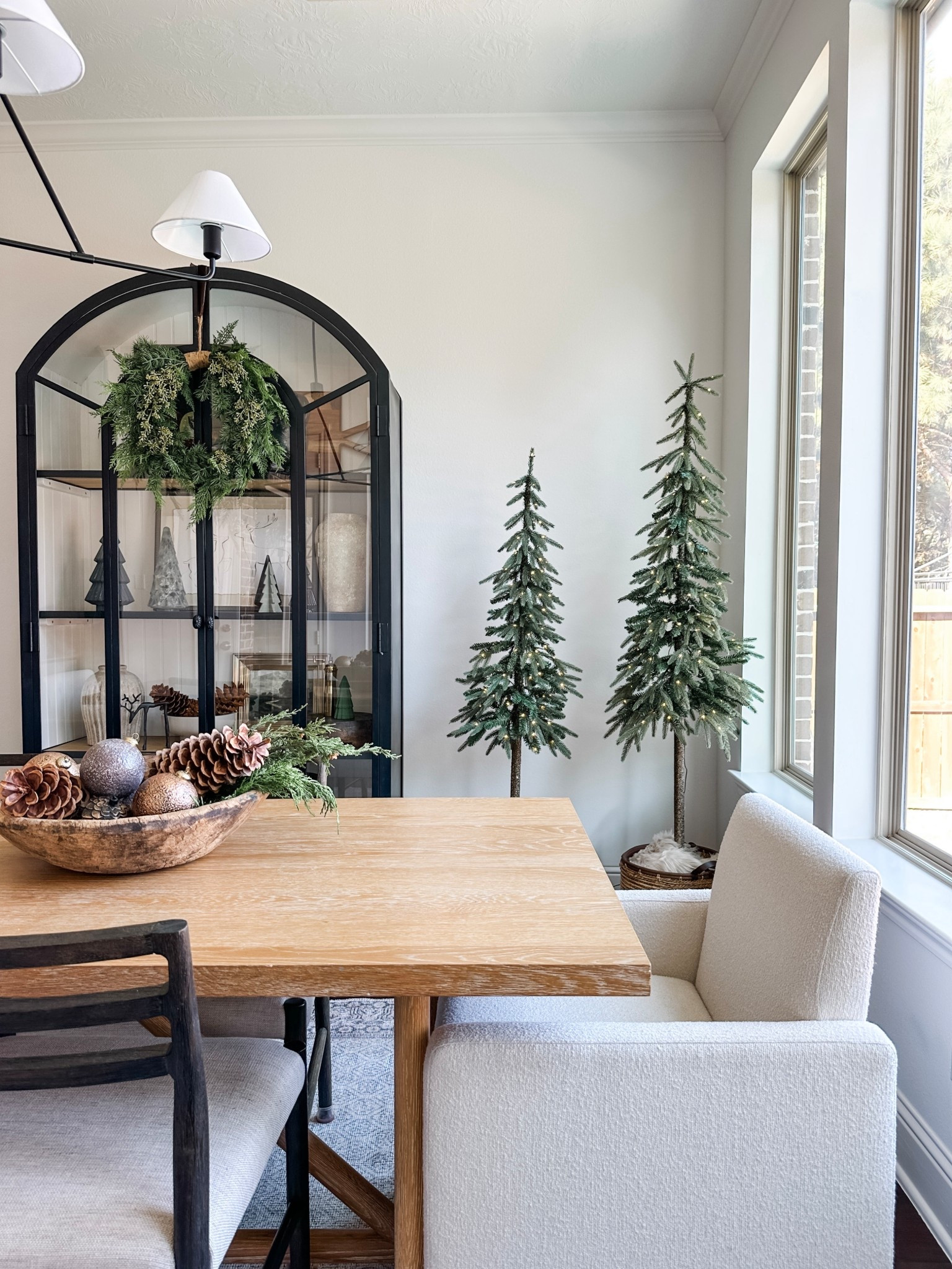 Neutral Holiday Dining Room Decor! Neutral home  holiday decor  neutral dining room  dining room holiday decor  neutral home decor  artificial Christmas treee

#LTKSeasonal #LTKHome #LTKStyleTip