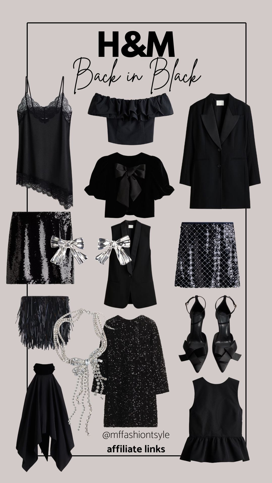 H&M ~ Back in Black 🖤✨