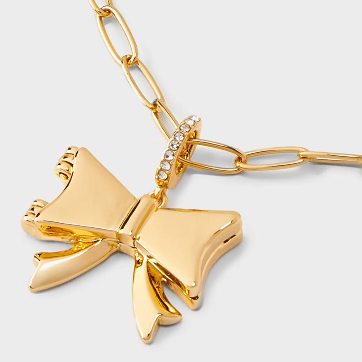 Bow Locket Necklace - A New Day™ Gold | Target