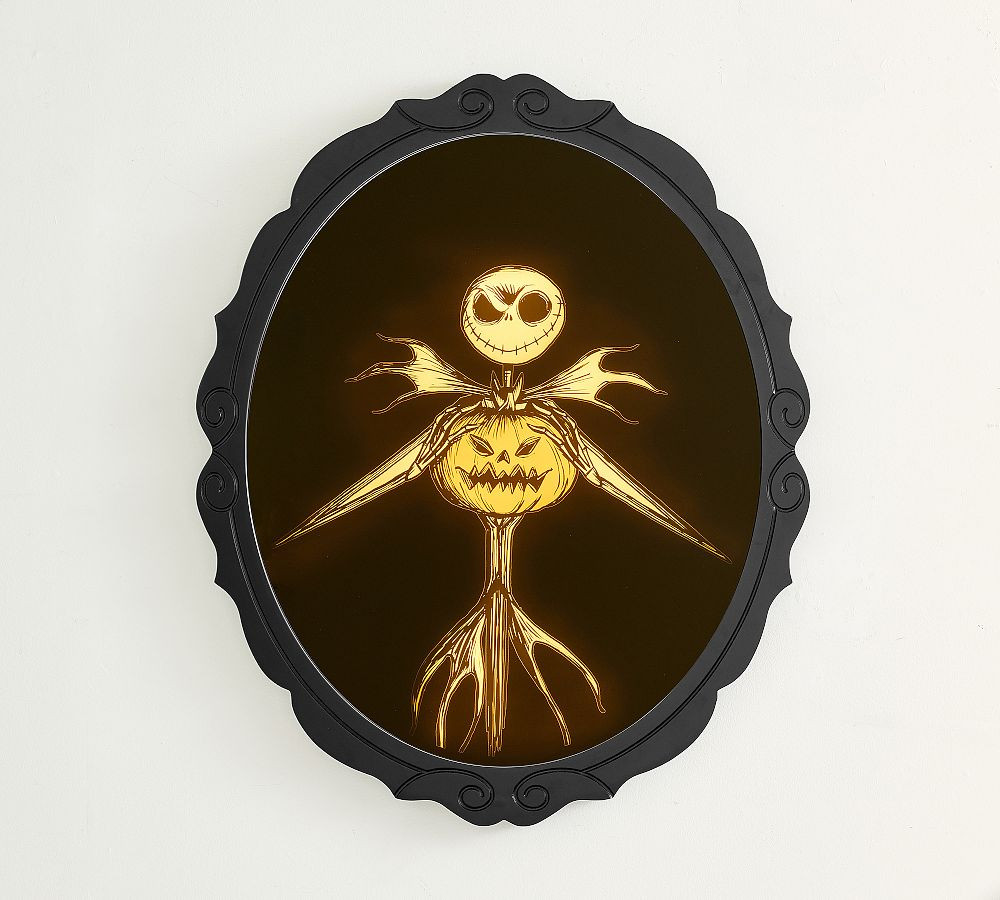 Nightmare Before Christmas Jack Skellington Hologram Mirror | Pottery Barn (US)