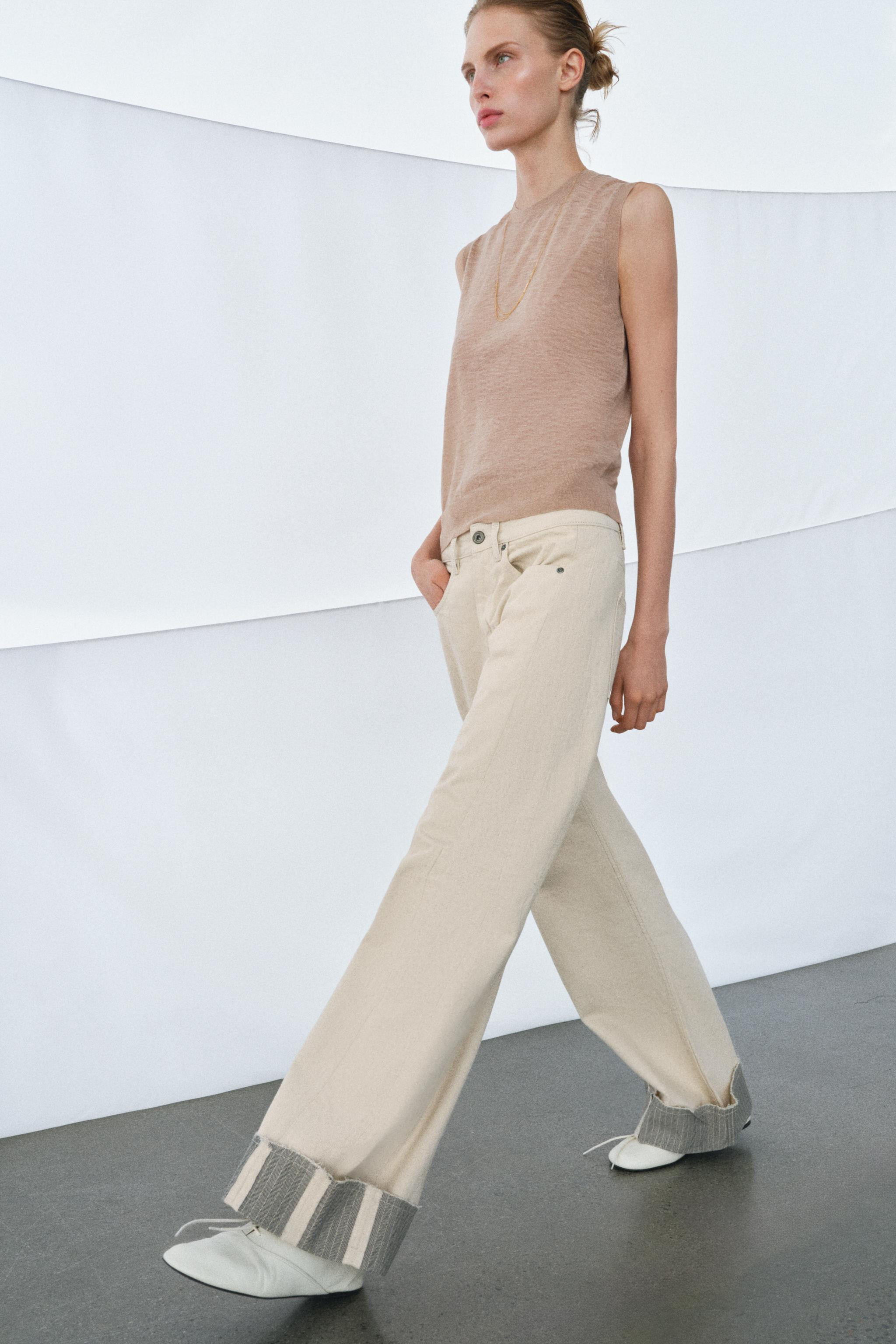 ZW COLLECTION RELAXED MID-RISE JEANS | Zara US