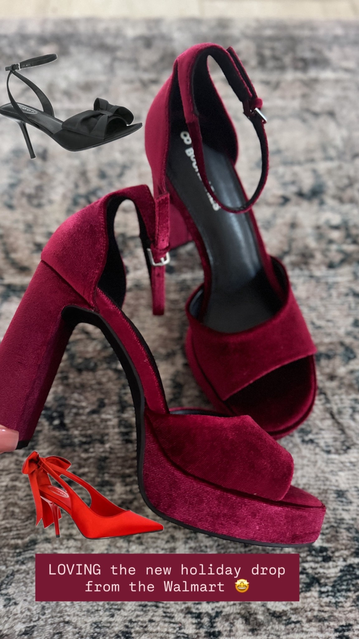 Loving these holiday shoes from Walmart that just dropped! Walmart goodies always go fast! Cant wait to style these! 

#LTKHoliday