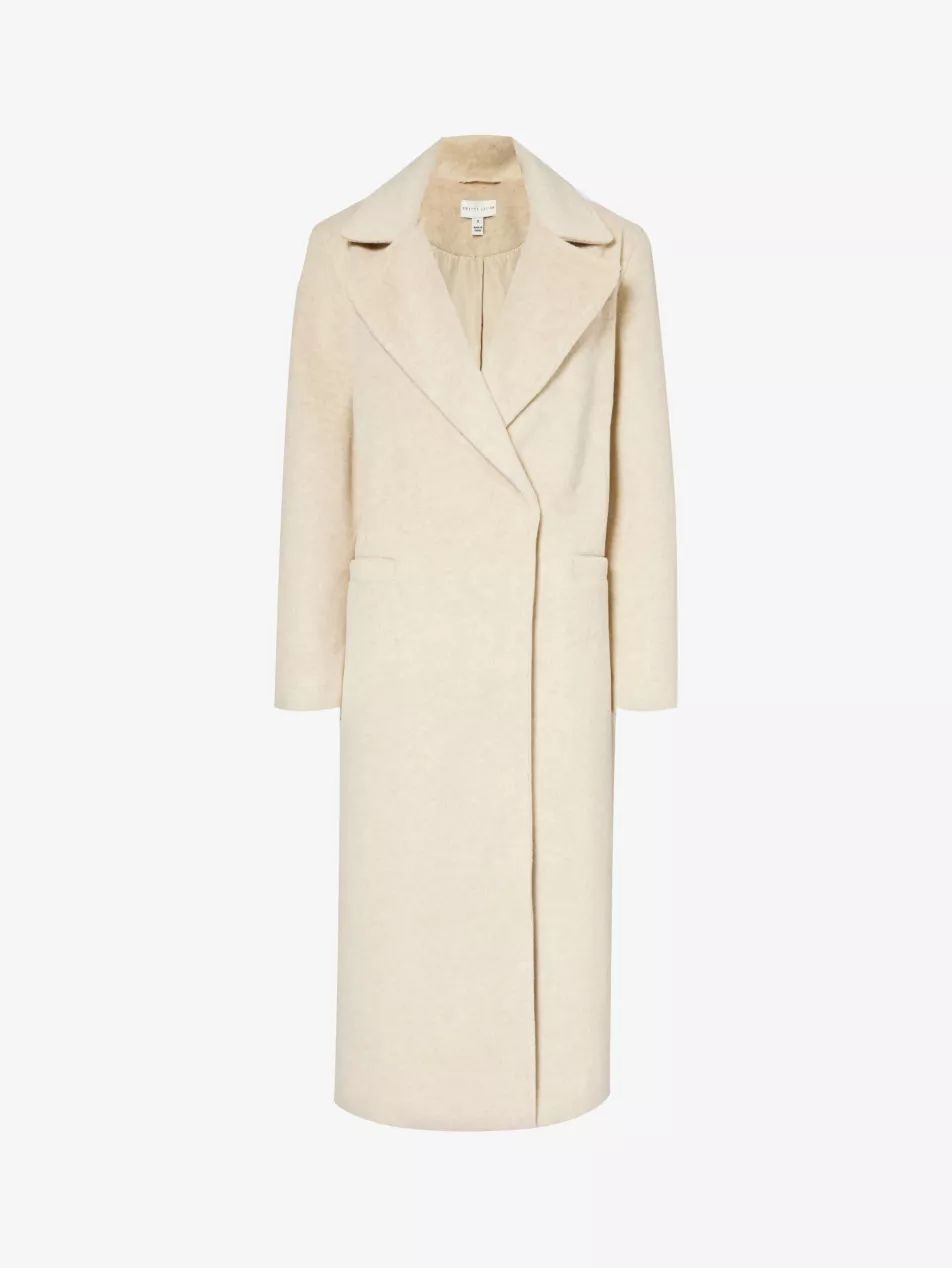 Ezra notched-lapel regular-fit woven coat | Selfridges