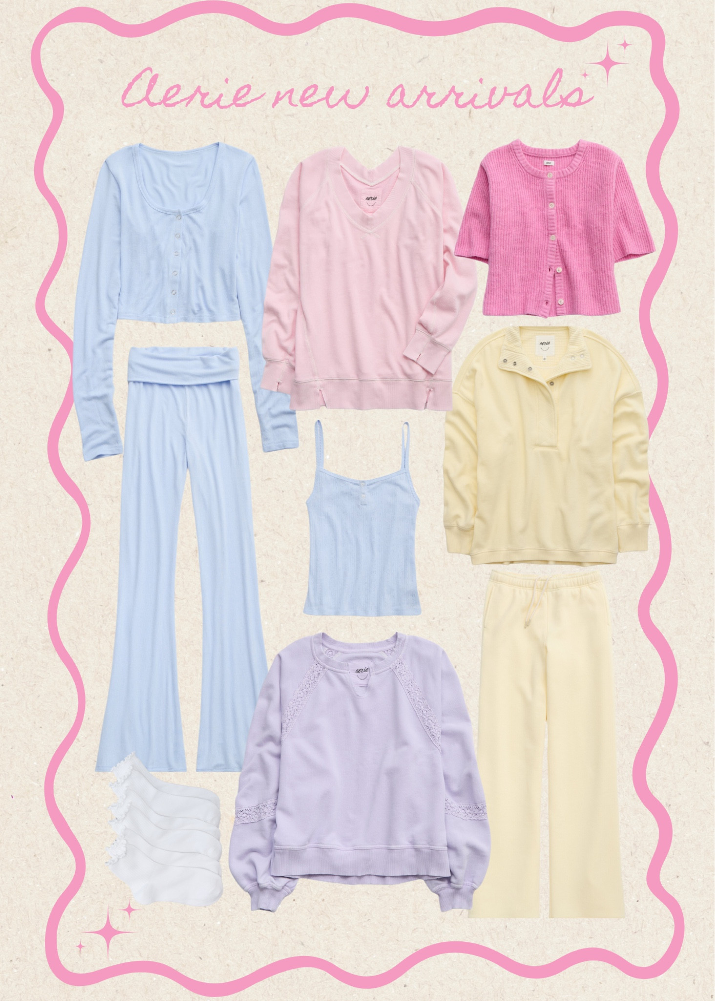 some of my favorite cozy new arrivals!!!✨
#aerie #sets #comfyoutfits

#LTKSaleAlert #LTKGiftGuide #LTKStyleTip