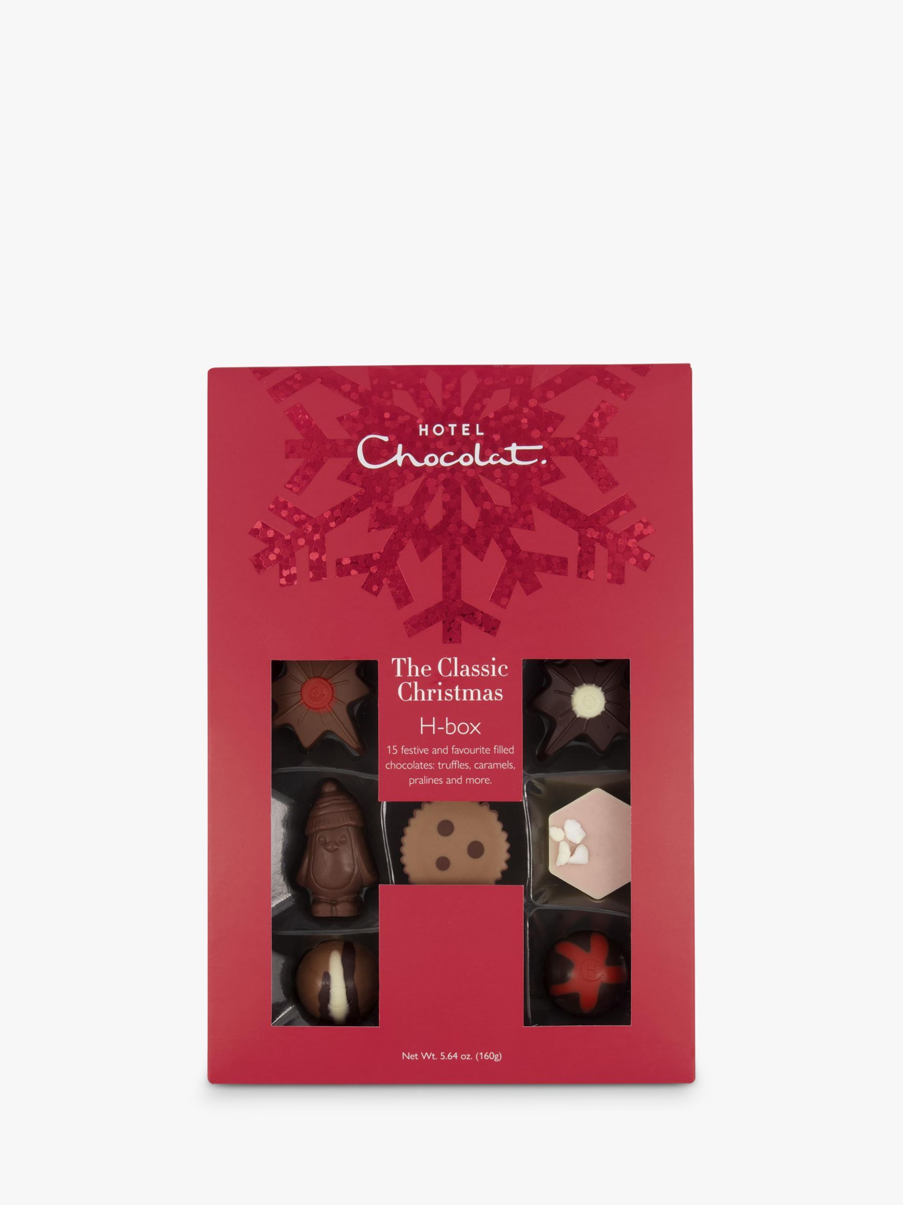 Hotel Chocolat Classic Christmas H-Box, 160g | John Lewis (UK)