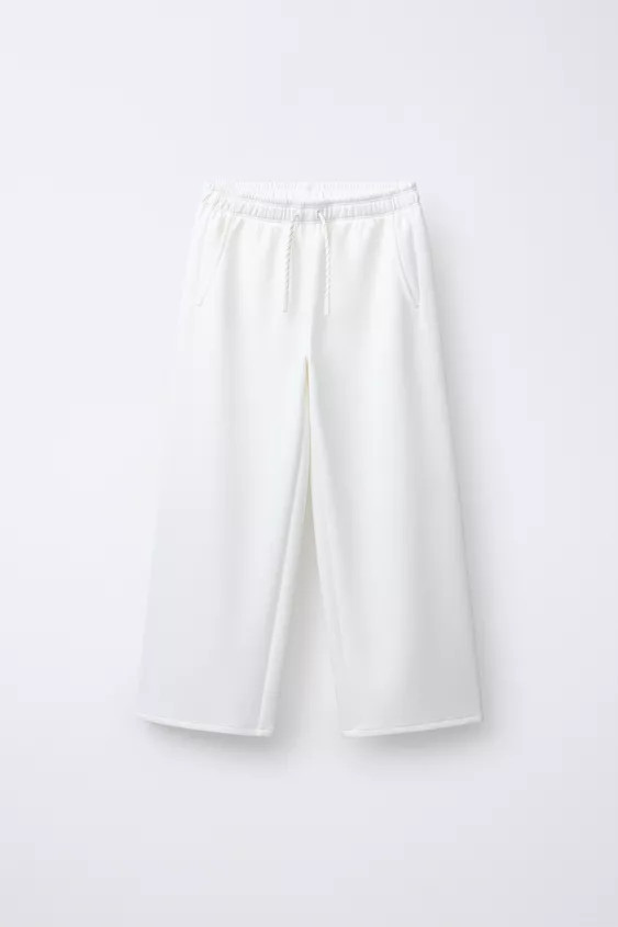 WIDE LEG PANTS WITH MODAL | Zara US