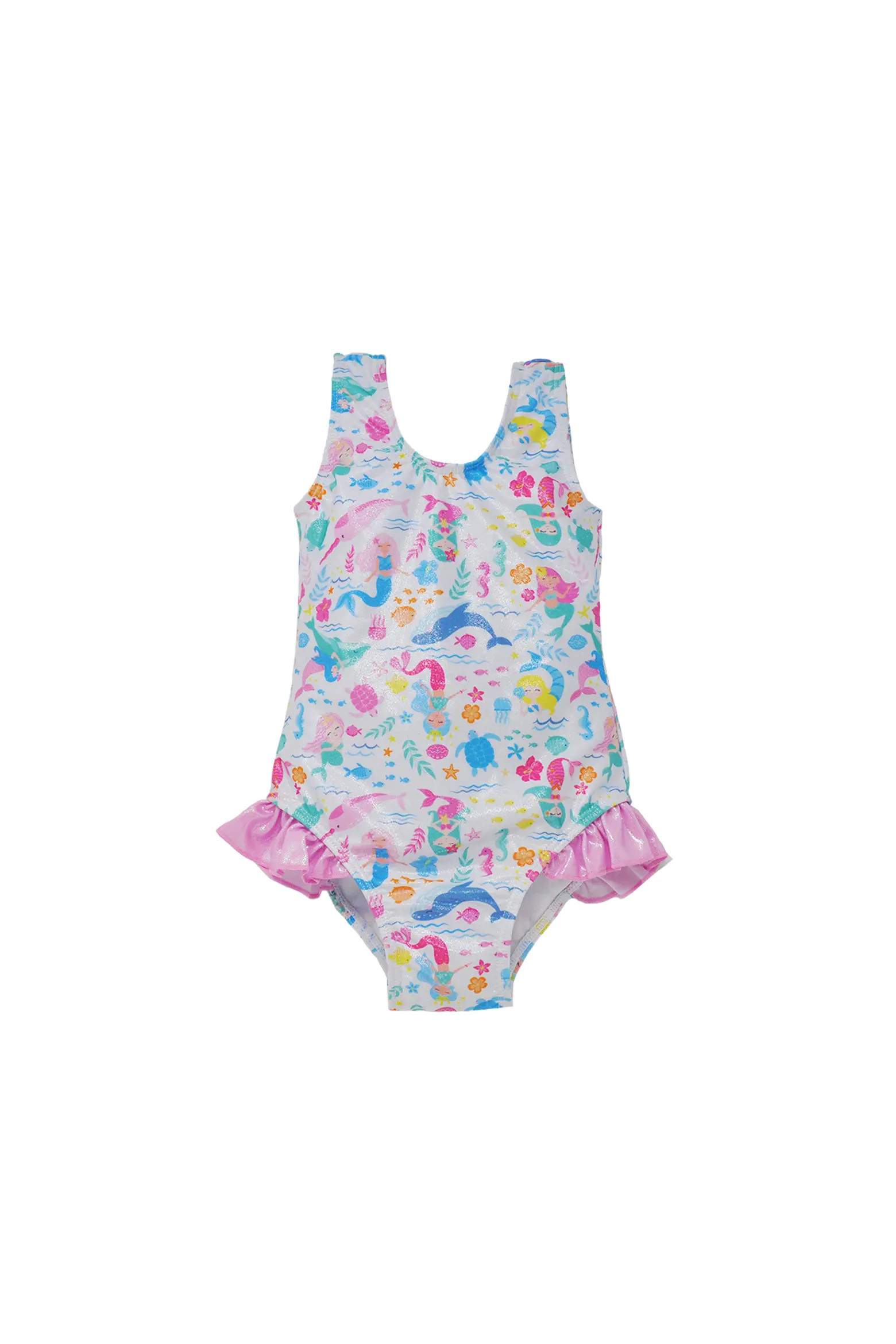 Girls Sun Protective UPF 50+ Delaney Hip Ruffle Swimsuit (Women) | Nordstrom | Nordstrom