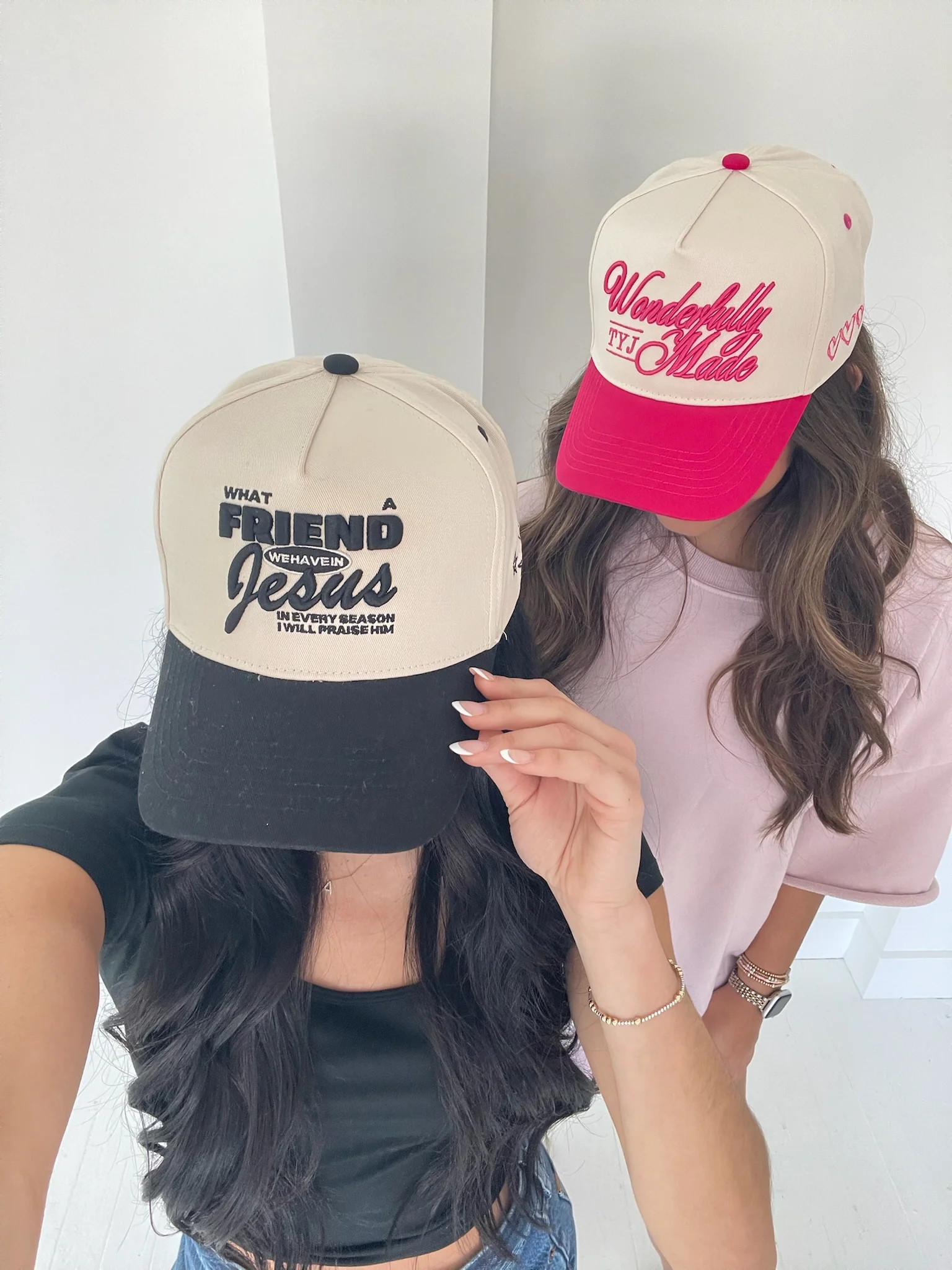 Friend in Jesus - Black Vintage Trucker Hat | KenzKustomz