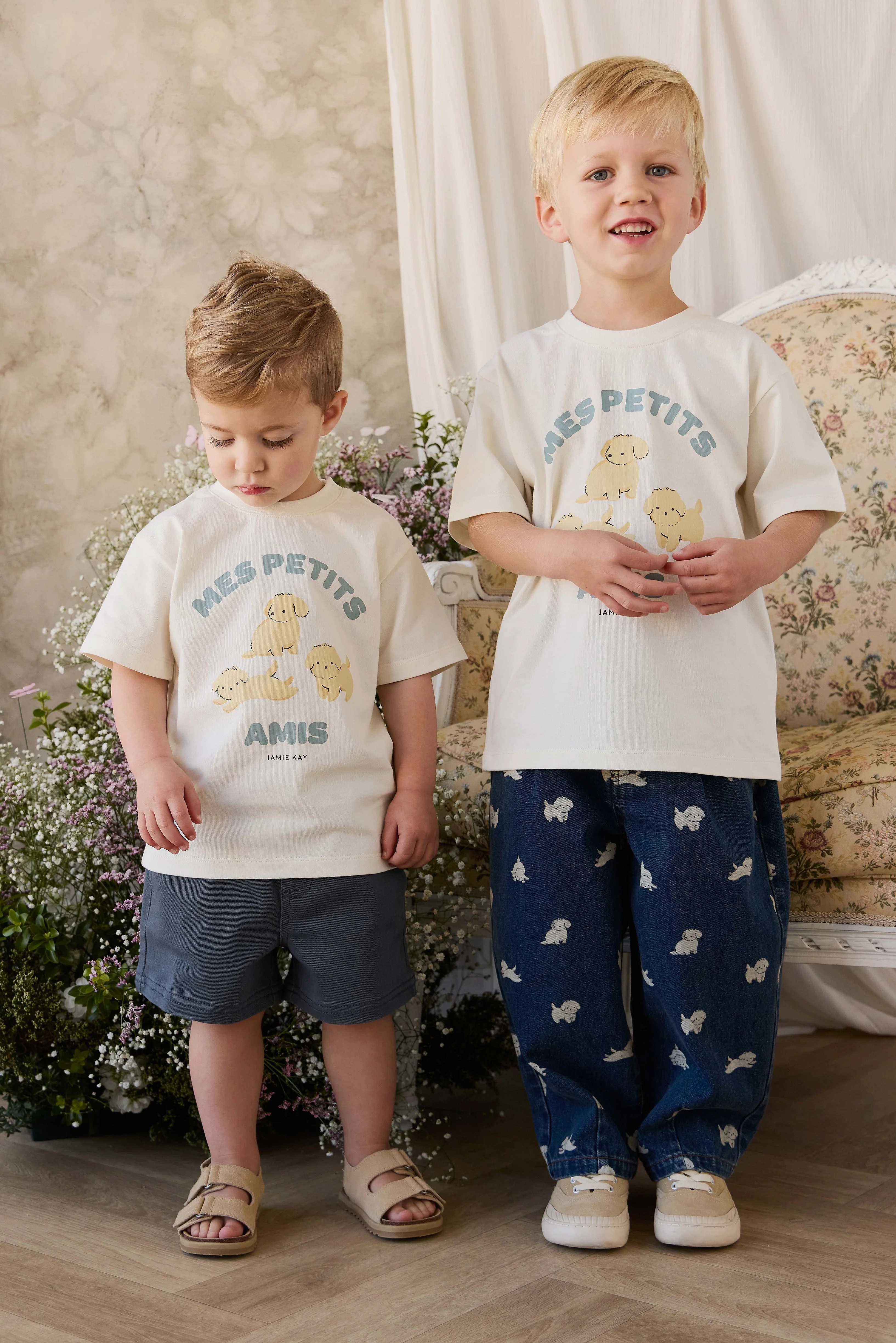 Organic Cotton Bjorn Tee - Pristine | Jamie Kay