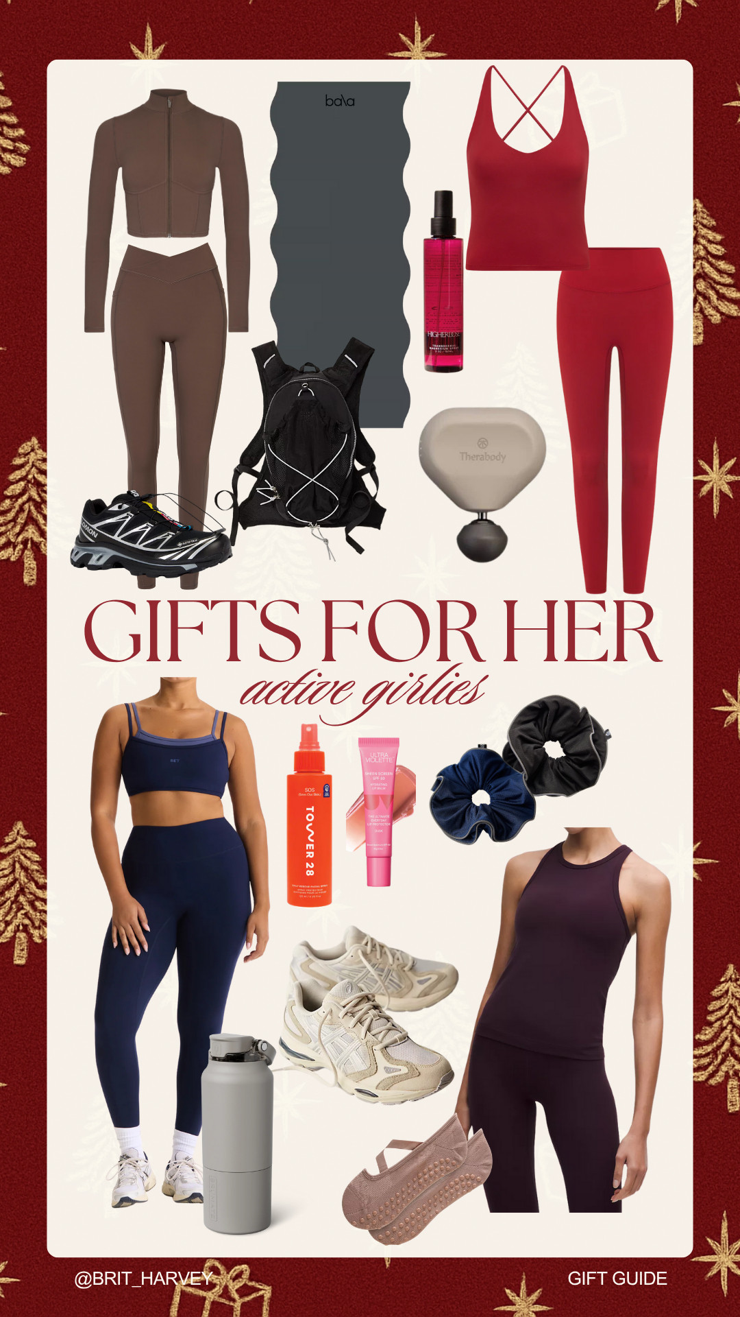 Holiday Gift Guide 🎁 | For the Active Girlies.
From sculpting sets and chic sneakers to post-workout essentials and recovery tools; these fitness gifts are equal parts functional and fashionable.
#FitnessGifts #GiftsForHer #LTKFit #AthleisureStyle #HolidayGiftGuide 

 