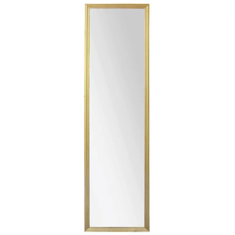 Mainstays 13"x49" Gold Rectangle Door Mirror | Walmart (US)