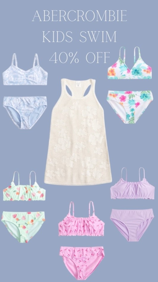 Abercrombie kids swim is up to 40% off 

Girls swim suit 
Girls bikini

#LTKKids #LTKSwim