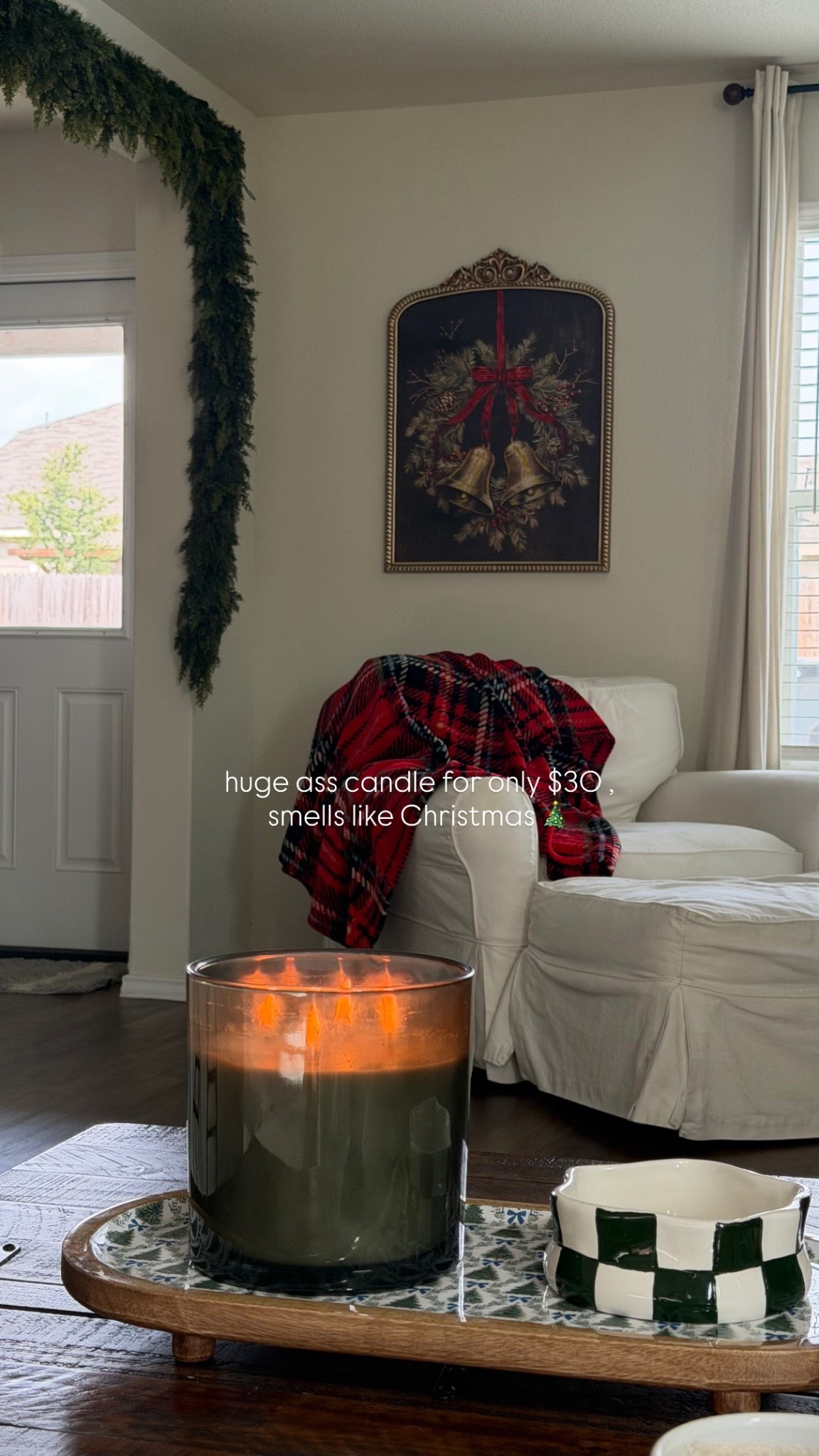 Cozy Christmas home decor + an 80oz candle from @walmart 

#LTKCyberWeek #LTKHoliday #LTKGiftGuide