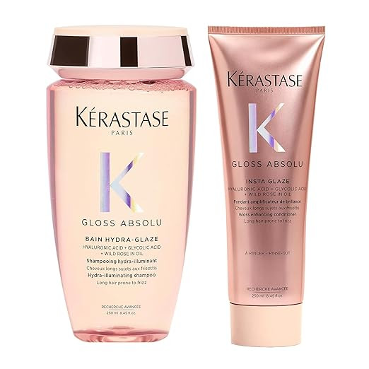 Kerastase Gloss Absolu High-Shine Anti-Frizz Shampoo and Conditioner Set - Deeply Hydrates & Deta... | Amazon (US)