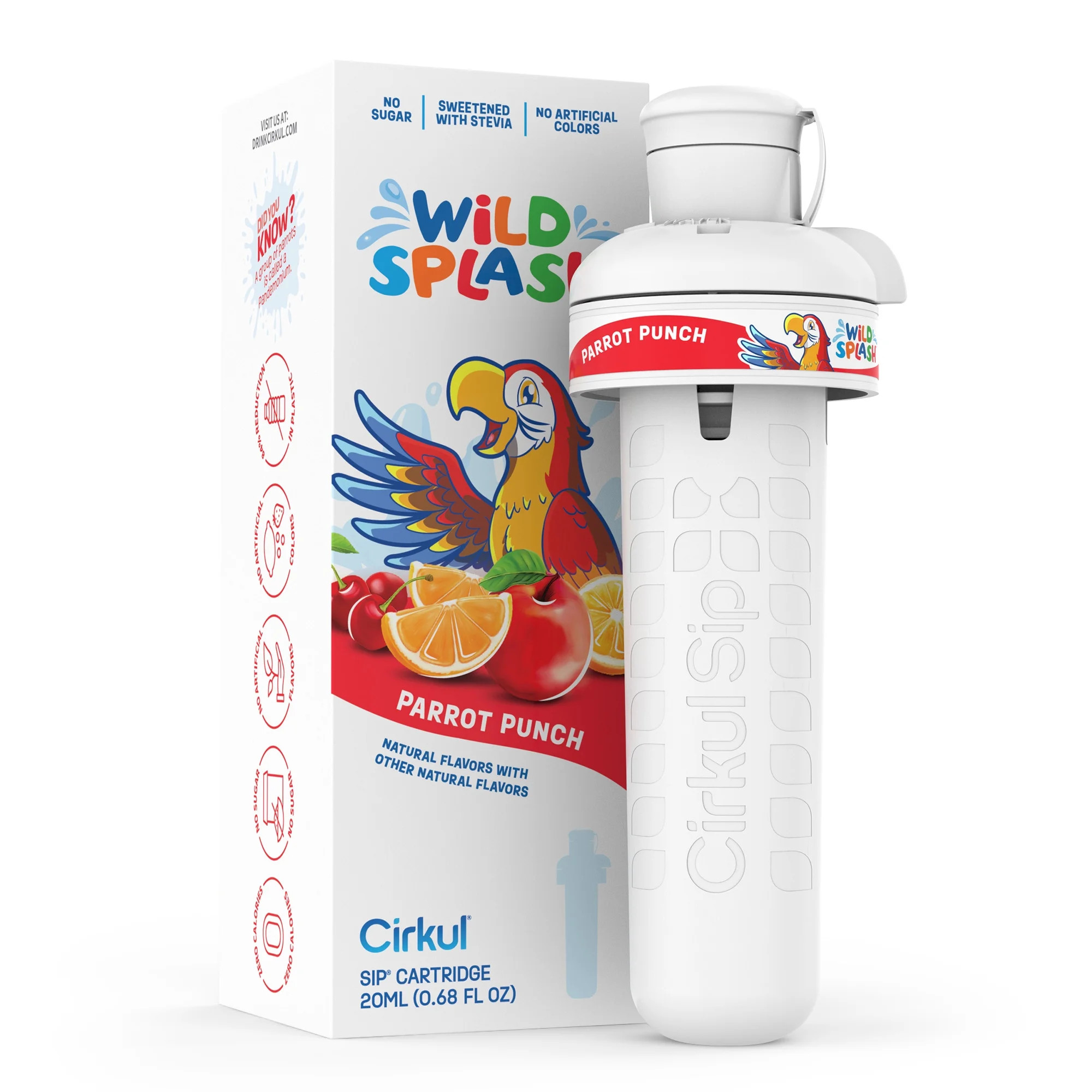 Cirkul Wild Splash Parrot Punch Flavor Cartridge, Drink Mix, 1-Pack - Walmart.com | Walmart (US)