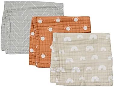Amazon.com: Mebie Baby 3-Pack Burp Clothes (Neutral) : Baby | Amazon (US)