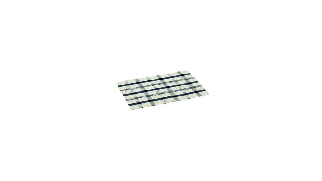 Mainstays Blue Plaid Outdoor Layering Rug, 24"x36" | Walmart (US)