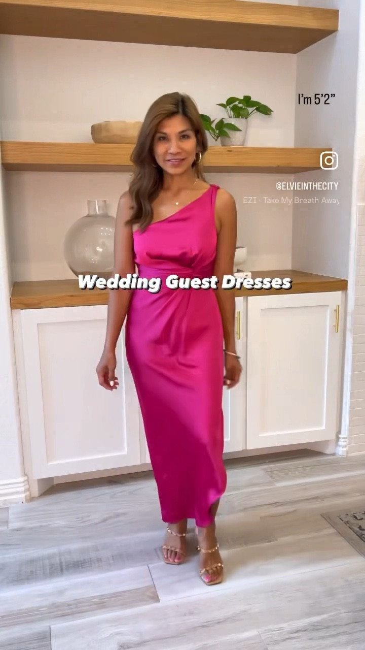 Wedding guest dresses currently on sale 
Dresses 1 & 2 in Xs petite length 
Dress 3 in XS regular length
Wearing pasties in Dress 1 & 3(linked favorite; wearing regular bra in dress 2
All sandals fit tts(Amazon finds)
Chloe bucket bag
Abercrombie style, Special occasion dresses, rehearsal dinner, beach wedding, garden wedding, wedding showers, event dresses

Follow my shop @elvieinthecity on the @shop.LTK app to shop this post and get my exclusive app-only content!

#liketkit #LTKwedding #LTKsalealert #LTKSeasonal
