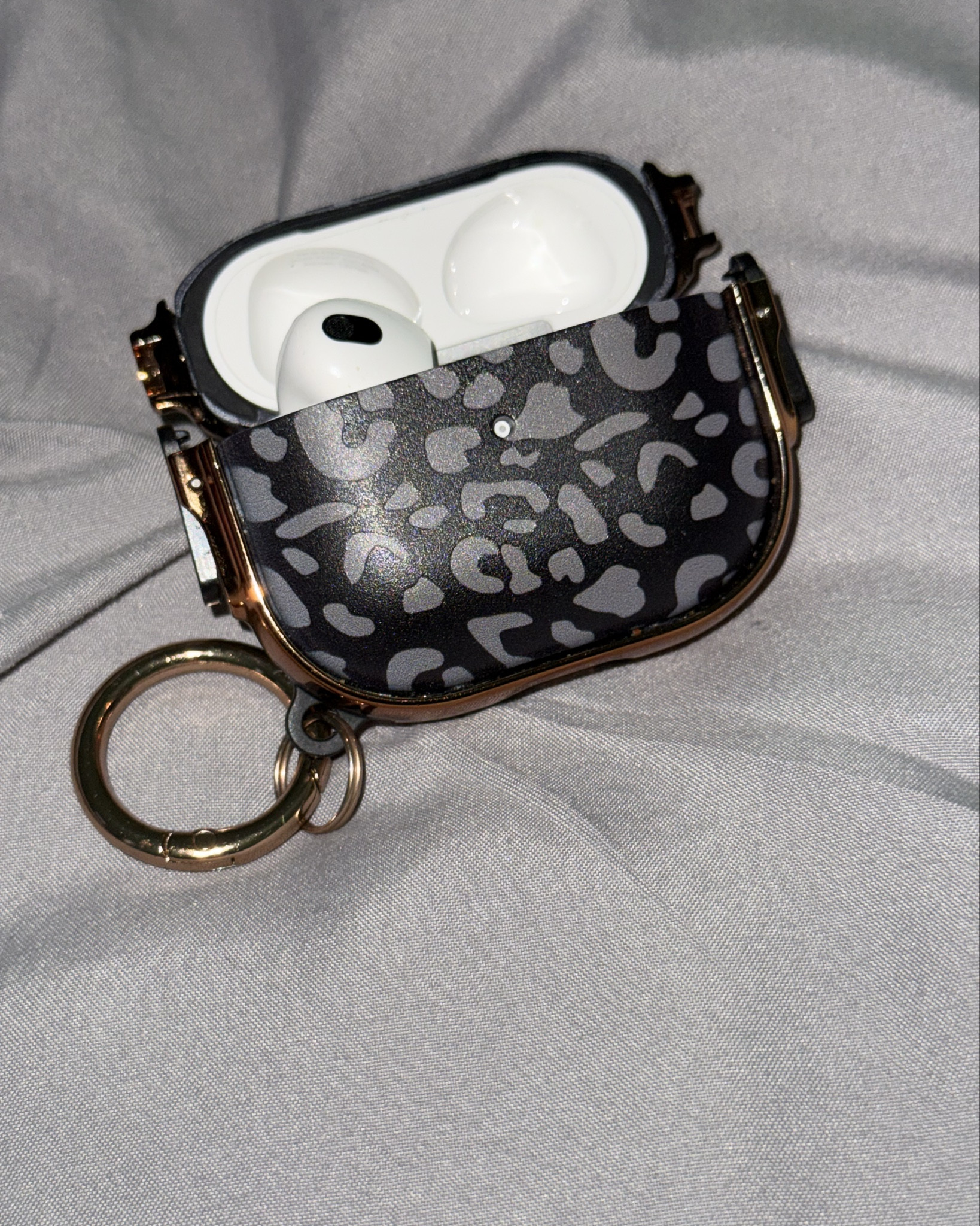 Living on the wild side through my AirPod case. I don't know about you, but I clip this to anything and everything to prevent misplacing them. #airpodpro #canyouhearme #airpodcase #animalprint

#LTKU #LTKFindsUnder50 #LTKTravel