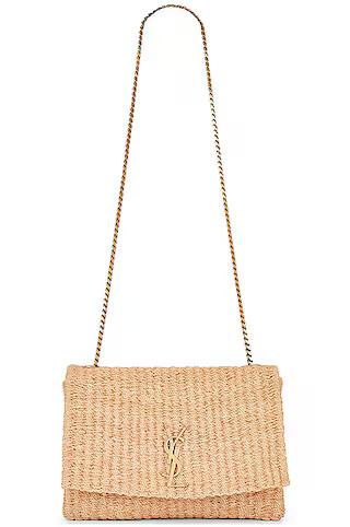 Kate Raffia Chain Bag | FWRD 