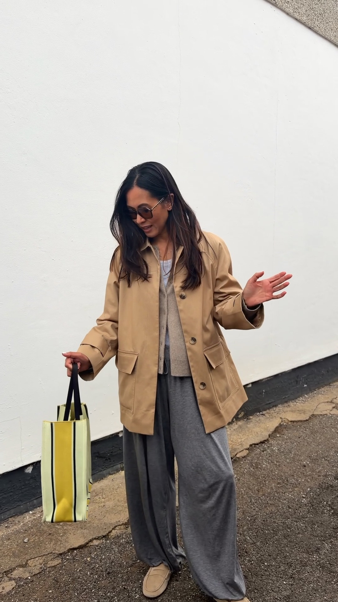 I’m wearing 
Hobbs Trnech size 12
Weekday balloon trousers size XS
Tommy Hilfiger Moccasins
M&S cashmere cardigan size 12
H&M tote
Uniqlo bra top  
Glasses Chanel 3489-Q

#LTKxTommyHilfiger #LTKuk #LTKspring