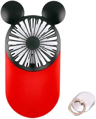 Cute Handheld Mini USB Fan, Rechargeable Portable Fan, 3 Adjustable Speeds and Wearable Accessori... | Amazon (US)