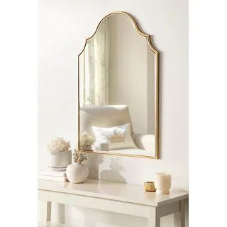 Kate and Laurel Leanna Arch Framed Wall Mirror - 20x30 - 20x30 - Gold | Bed Bath & Beyond