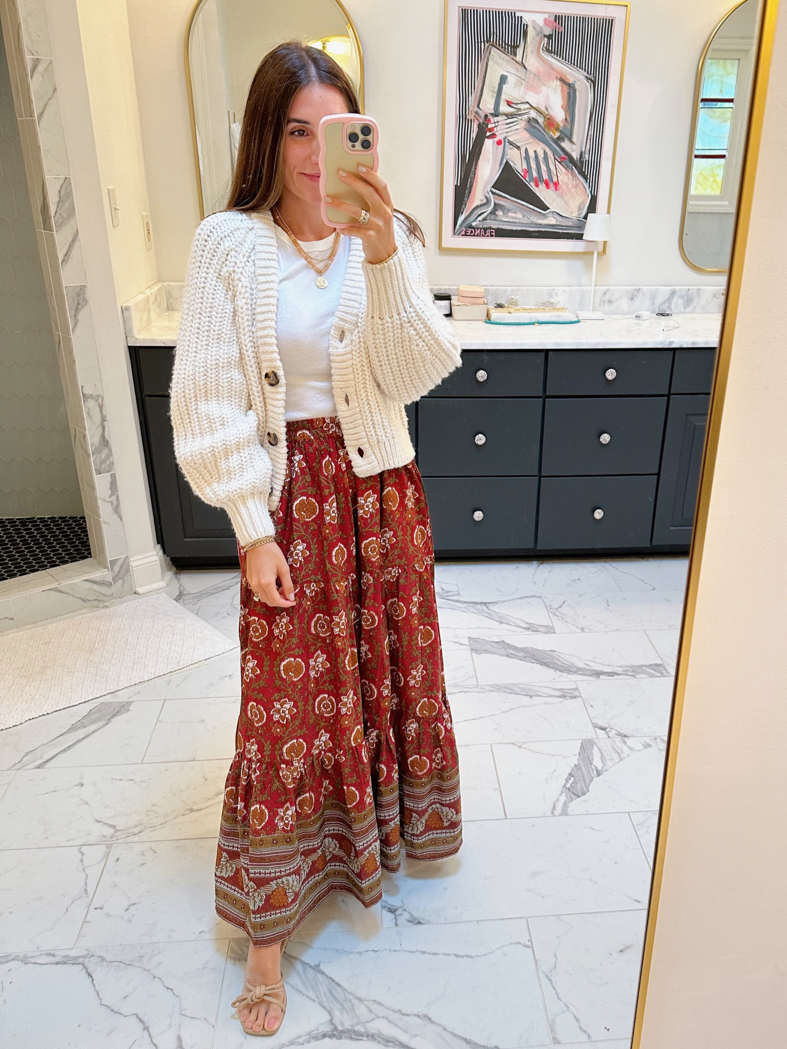 Easy fall outfit! Wearing an XXS in the skirt and an XS in the tank! 

#LTKfindsunder100 #LTKSeasonal #LTKfindsunder50