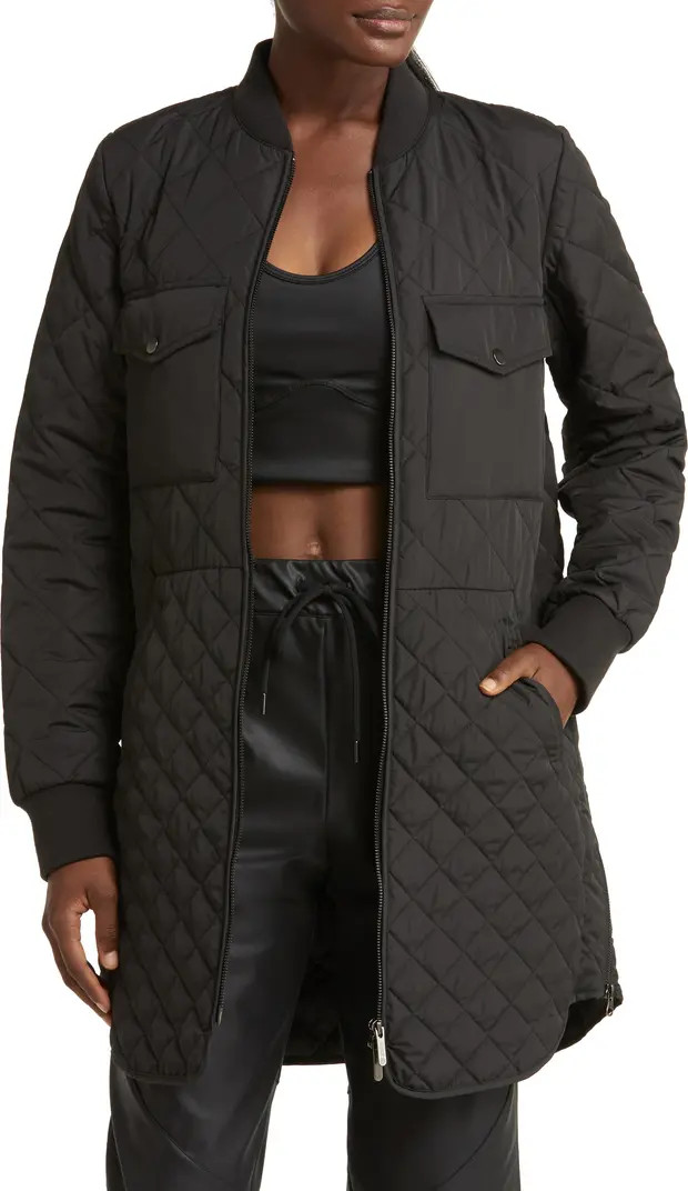 Quilted Recycled Polyester Jacket | Nordstrom