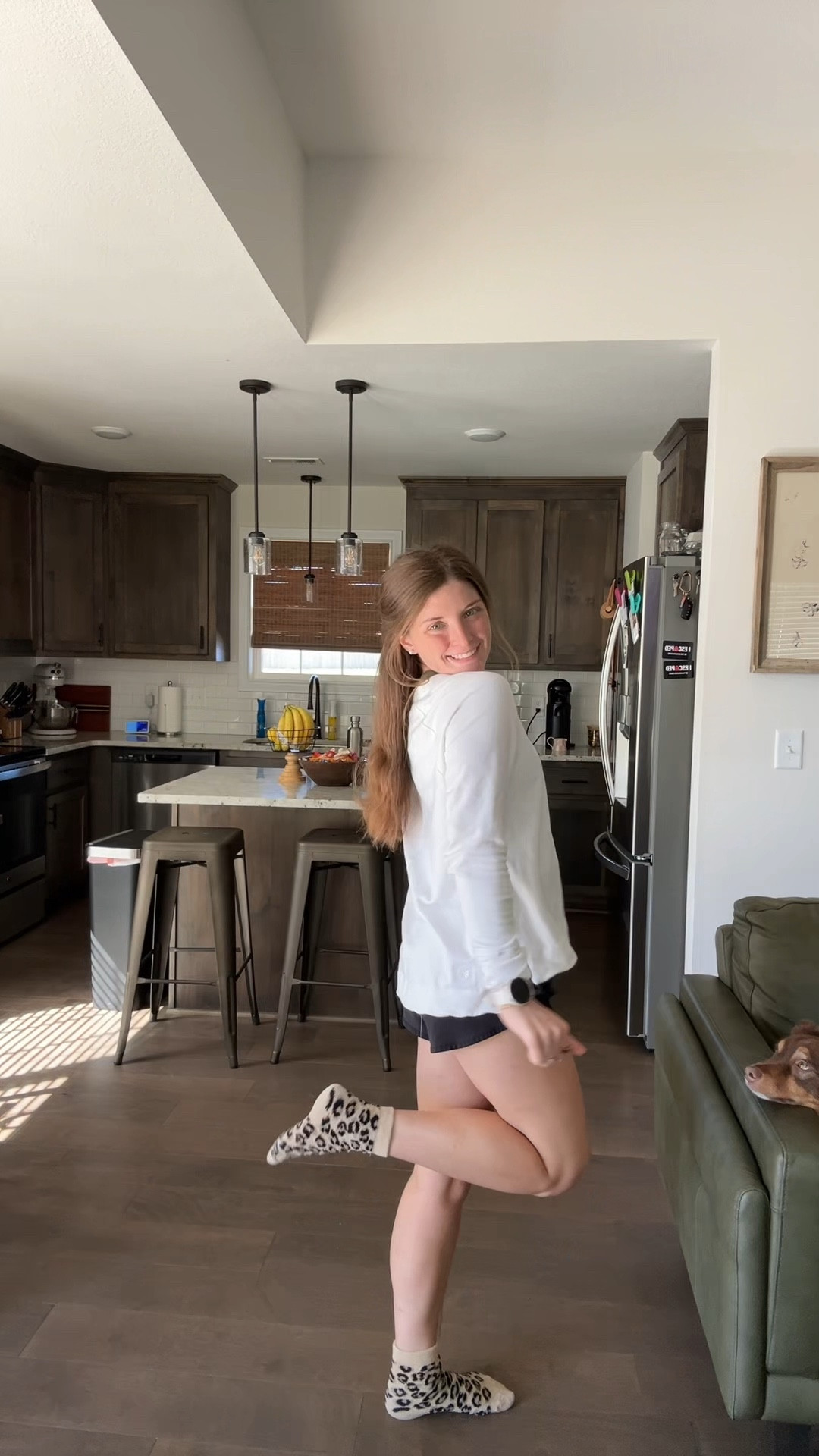 work from home fall outfit! 

sweater: m
tank: s
shorts: xs 

#LTKActive #LTKFindsUnder50 #LTKSaleAlert