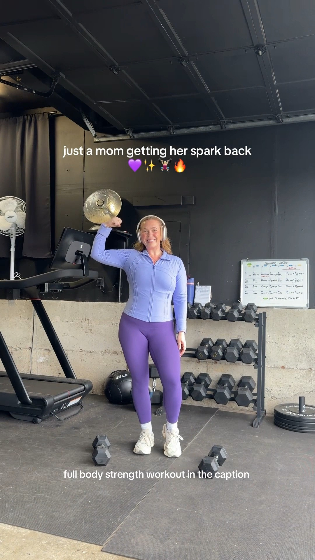 Midsize Gym Outfit of the Day 💜👟💪🏻🎧 Size 10/12 | M/L | 5’3” 

Exact jacket is N/A so I linked a similar one 🫶🏻

#LTKActive #LTKMidsize #LTKfitnessgoals