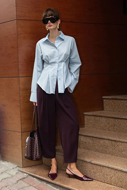 Trendyol Collection Schwarze Shalwar/Harem-Schnürhose TWOSS25PL00126- Trendyol | Trendyol DE