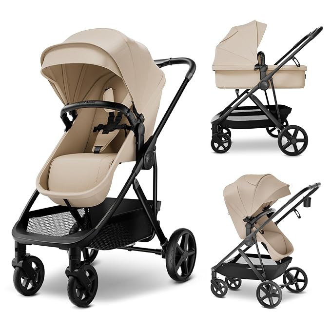 MAMA & BABY Rovee 2-in-1 Baby Stroller, Convertible Infant & Toddler Stroller with Reversible Sea... | Amazon (US)