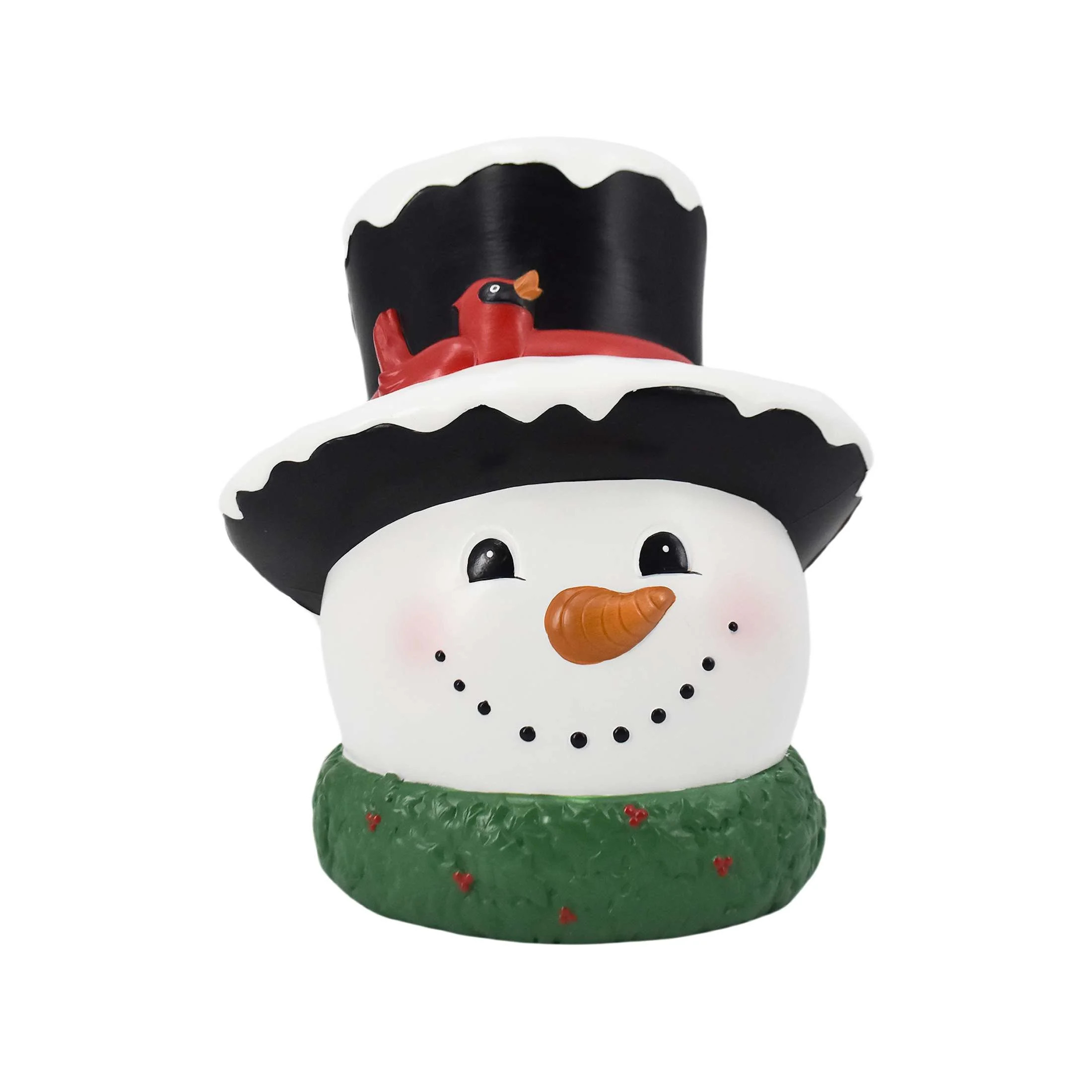 LED Plastic Snowman Christmas Tree Topper, White, 13.25", by Holiday Time | Walmart (US)