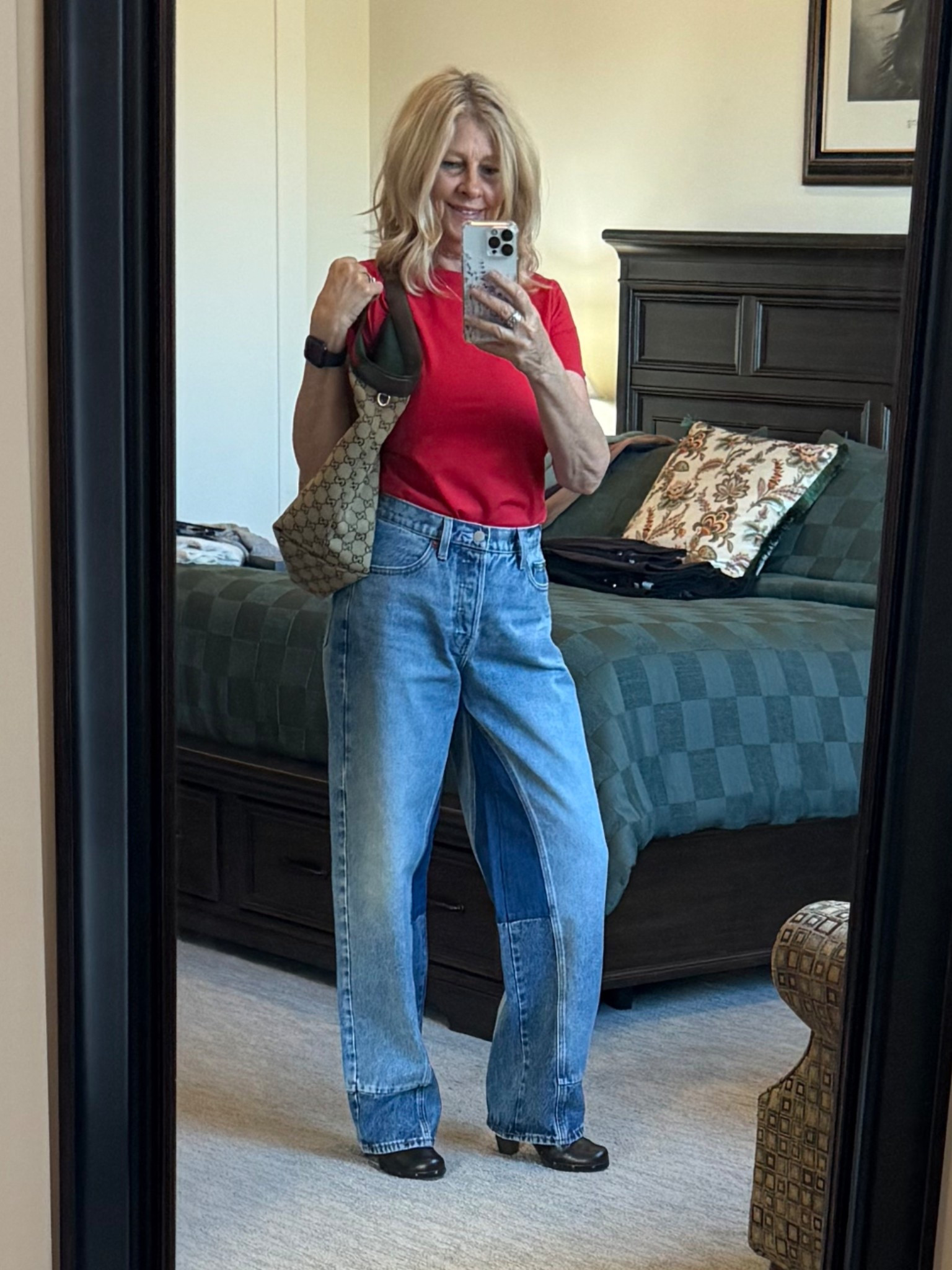 Best jeans I’ve found this season! Soooo cute and comfortable. And a designer bag perfect for everyday!

#LTKOver40 #LTKItBag #LTKStyleTip