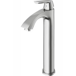 VIGO Linus Single Handle Single-Hole Bathroom Vessel Faucet in Brushed Nickel VG03013BN - The Hom... | The Home Depot