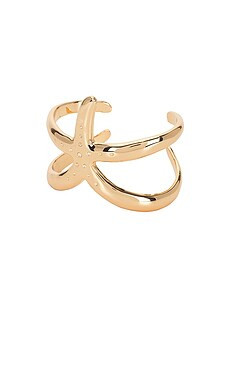 Ettika Starfish Luxe Cuff in Gold from Revolve.com | Revolve Clothing (Global)