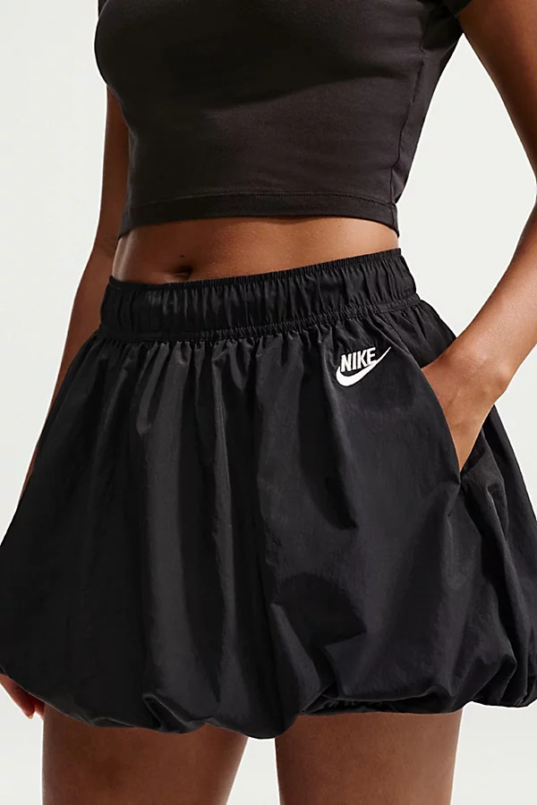 Nike Sportswear Loose Bubble Skirt in Black, Women's at Urban Outfitters | Urban Outfitters (US and RoW)