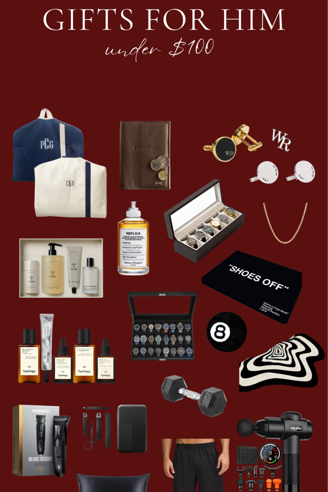 2024 HOLIDAY GIFT GUIDE! Gifts for him - under $100

Unique gift ideas, gifts for boyfriend, gifts for husband, Christmas 2024 

#LTKGiftGuide #LTKHoliday #LTKFindsUnder100