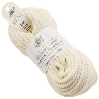 Macramé Cotton Cord by Loops & Threads®, 25yd. | Michaels Stores
