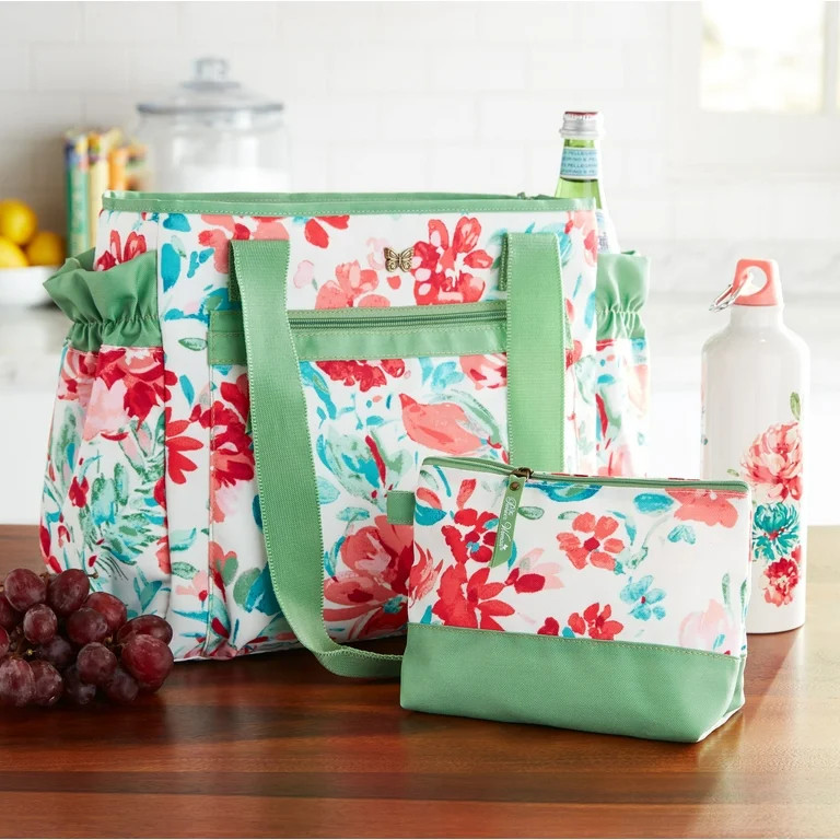 The Pioneer Woman Insulated 3 Piece Lunch Kit, Gorgeous Garden | Walmart (US)